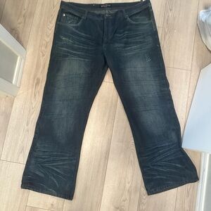 Men's Relaxed Fit Jeans in Dark Blue